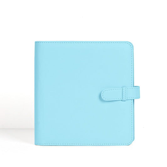 Pu Leather Instant Photo Album Holds 288 Photos Compatible With Instax Square & Mini Films(Blue)