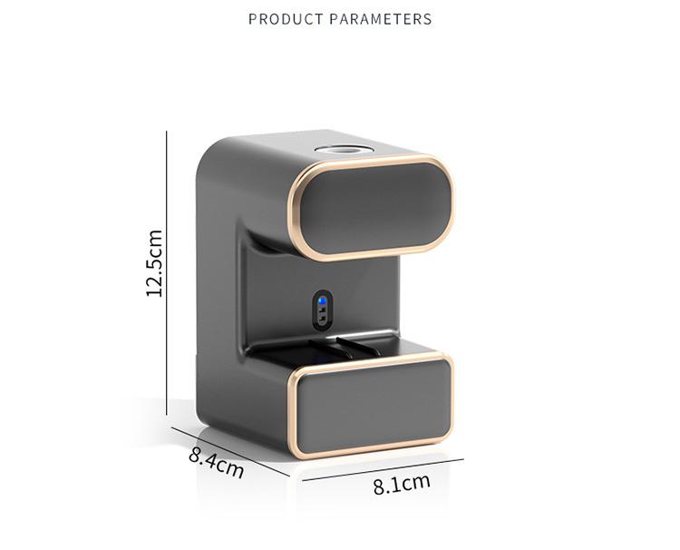 Automatic Toothpaste Dispenser With Uvc Toothbrush Sterilizer & Holder - Wall Mounted Rechargeable(Beige)
