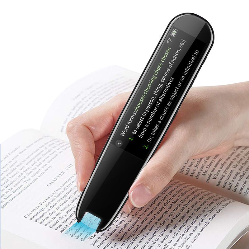 Smart Ai Scan & Voice Translator Pen 112+ Languages Offline Mode Hd Touchscreen Dictionary(Black)