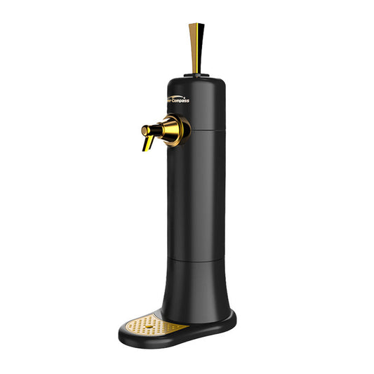 Ultrasonic Beer Foam Creator & Dispenser Portable Tap For Canned Bottled With Cooling System(Black)