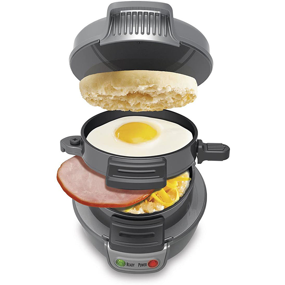Quick & Easy Multi Layer Sandwich Burger Maker With Egg Cooker Plate(Red)