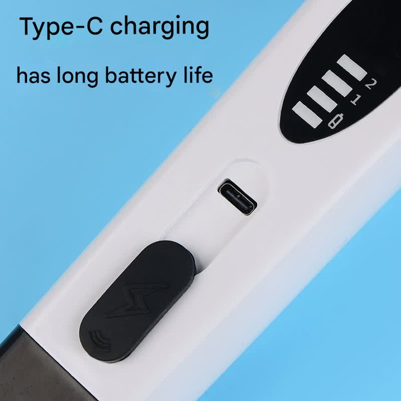 9 In 1 Multifunctional Cordless Electric Spin Scrubber With Adjustable Extension Handle(White)