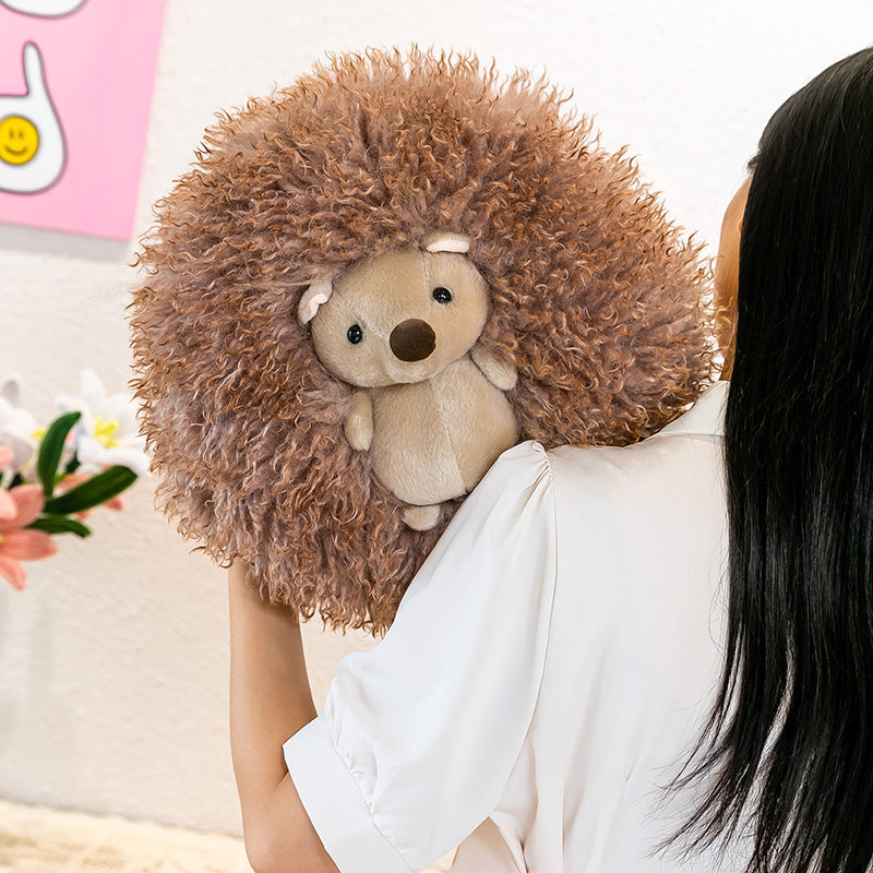 Super Soft Animal Sphere Plush Pillow 38Cm Decorative Throw Cushion For Sofa & Bed(Panda)