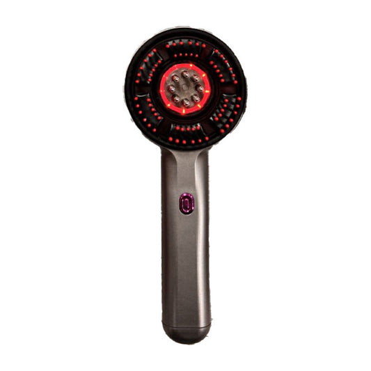 Electric Scalp Massager & Essential Oil Applicator Brush - 360 Kneading Modes Usb-C Rechargeable(Grey)