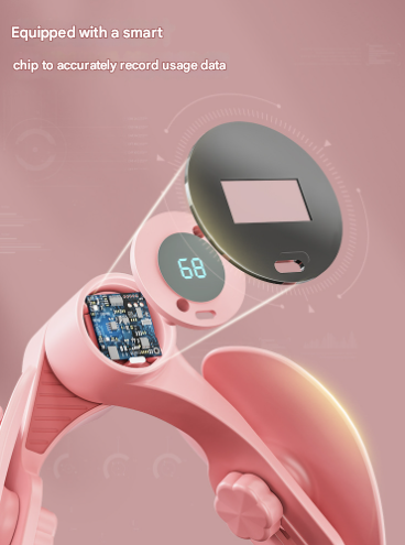 Pink Smart Kegel & Thigh Master With Counter Adjustable Pelvic Floor Strengthening Device For Women Inner Glute Toner