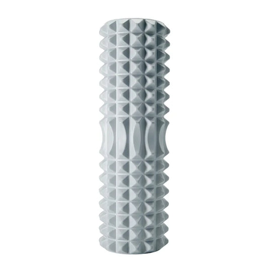 Blue High Density 3D Trigger Point Foam Roller Solid Core Massager For Deep Tissue Muscle Recovery & Yoga
