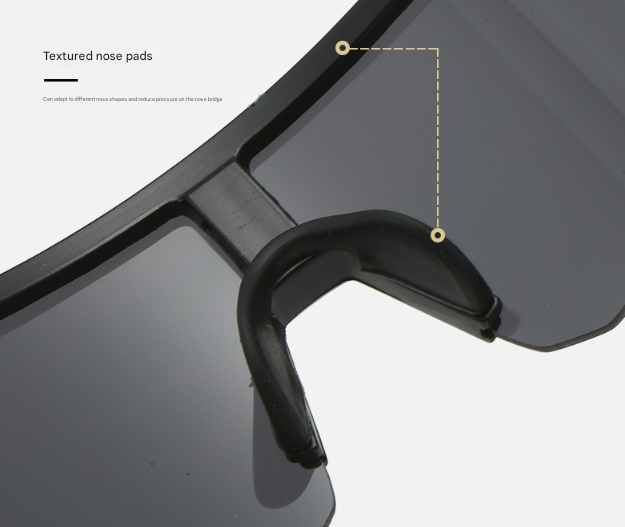 Black Temples And Orange Lenses Unisex Sport Cycling Sunglasses Lightweight Wraparound Eyewear For Running & Outdoor Act