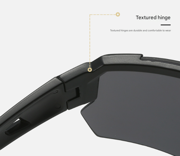 Black Temples And Orange Lenses Unisex Sport Cycling Sunglasses Lightweight Wraparound Eyewear For Running & Outdoor Act