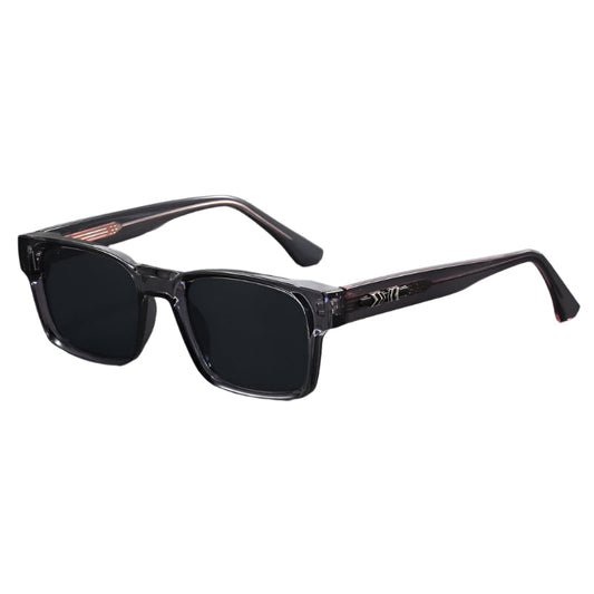Dark Grey Trendy Oversized Lightweight Blue Blocking Sunglasses For Men Anti Fog Photochromic And Uv Protection