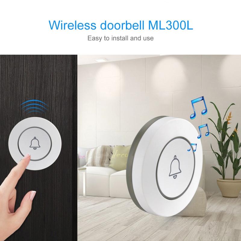 Anti Theft Wireless Doorbell Button Alarm For Smart Home Security