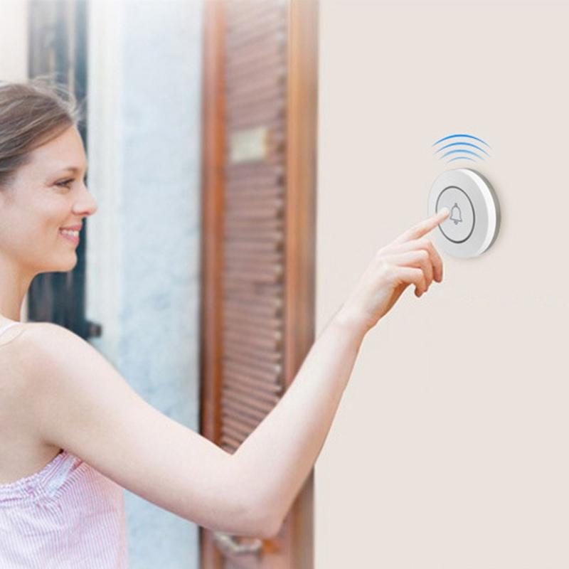 Anti Theft Wireless Doorbell Button Alarm For Smart Home Security