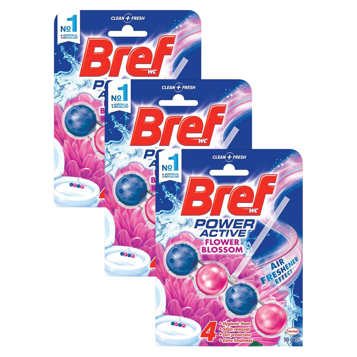 Bref Power Active Fresh Flowers 50G X3