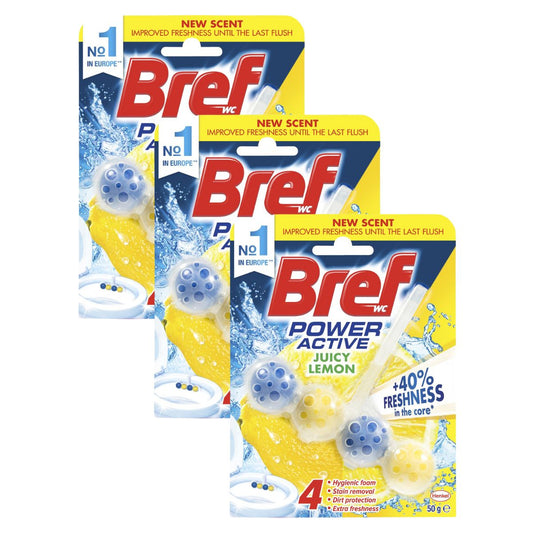 Bref Power Active Juicy Lemon 50G X3