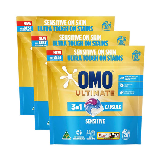 Omo Ultimate 3In1 Sensitive Laundry Capsules