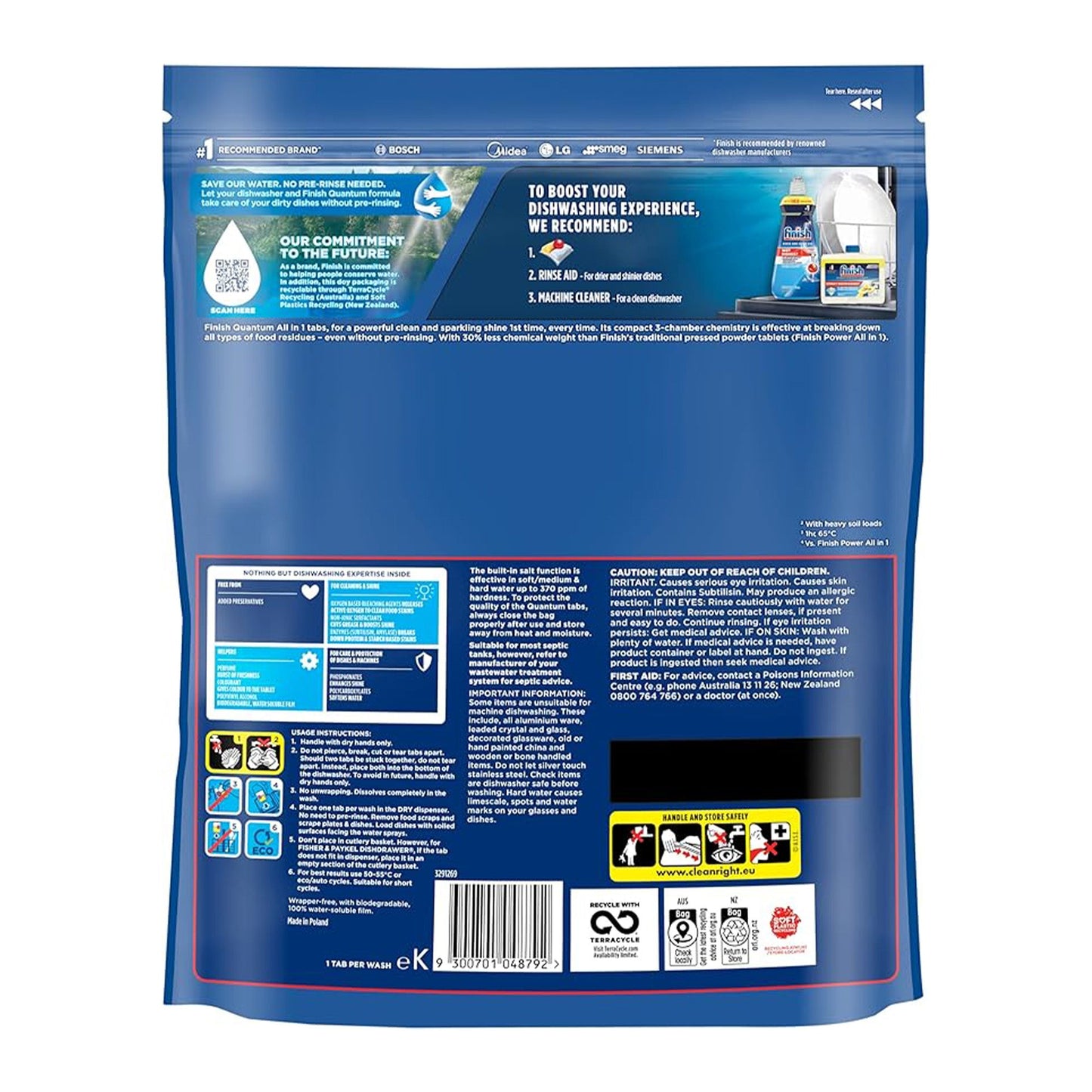 Finish Quantum 450 Dishwasher Tablets