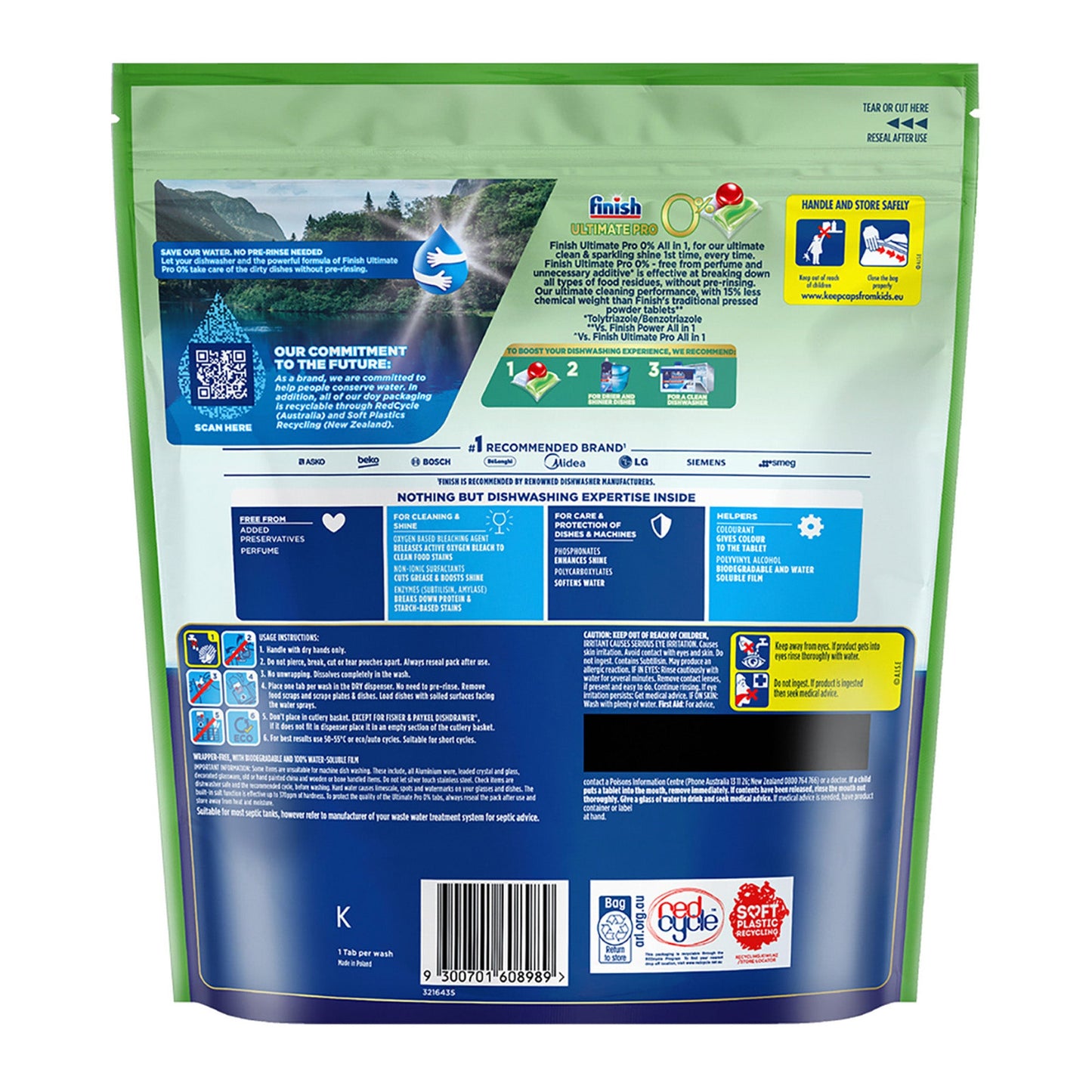 Finish Ultimate 0% Foam 240 Dishwasher Tablets