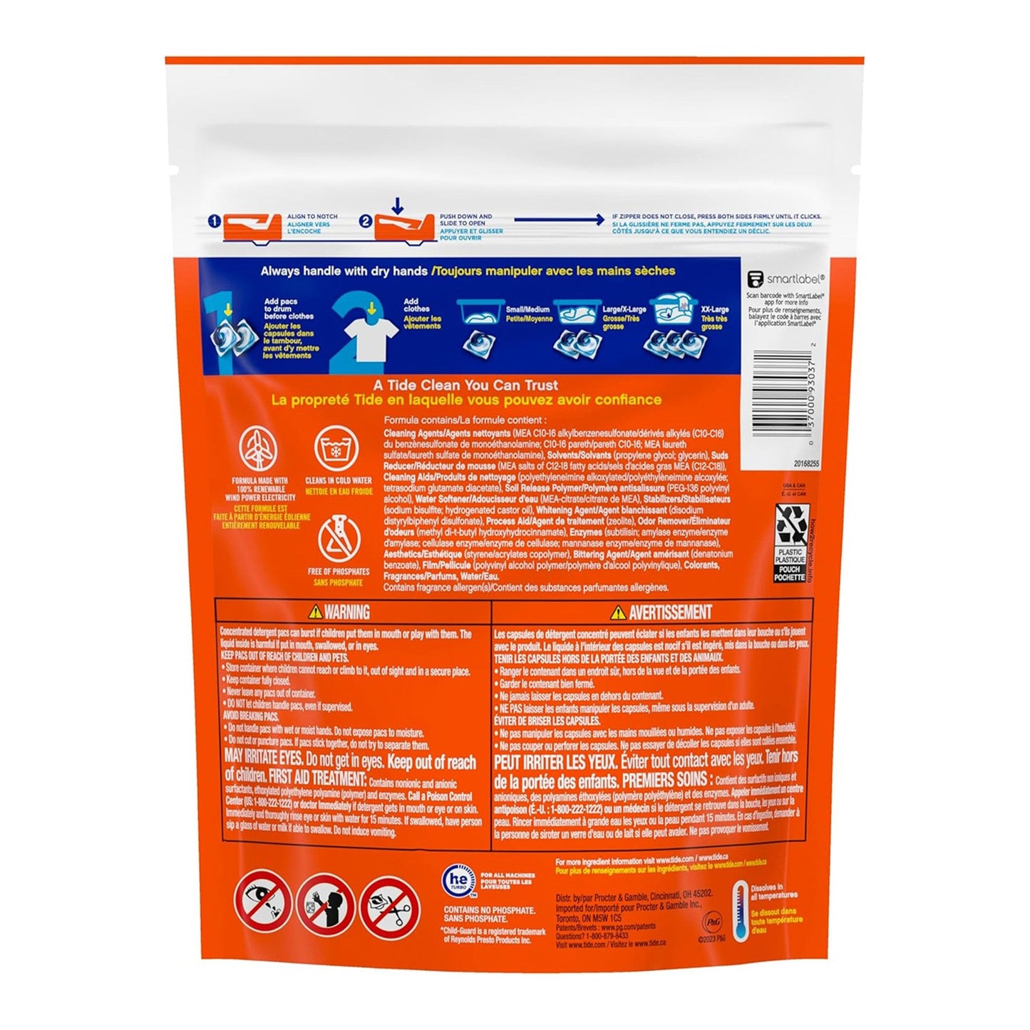 Tide 3In1 62 Clean Breeze Laundry Pods