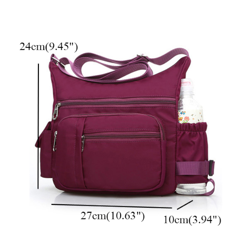Women Nylon Waterproof Crossbody Bag Shoulder