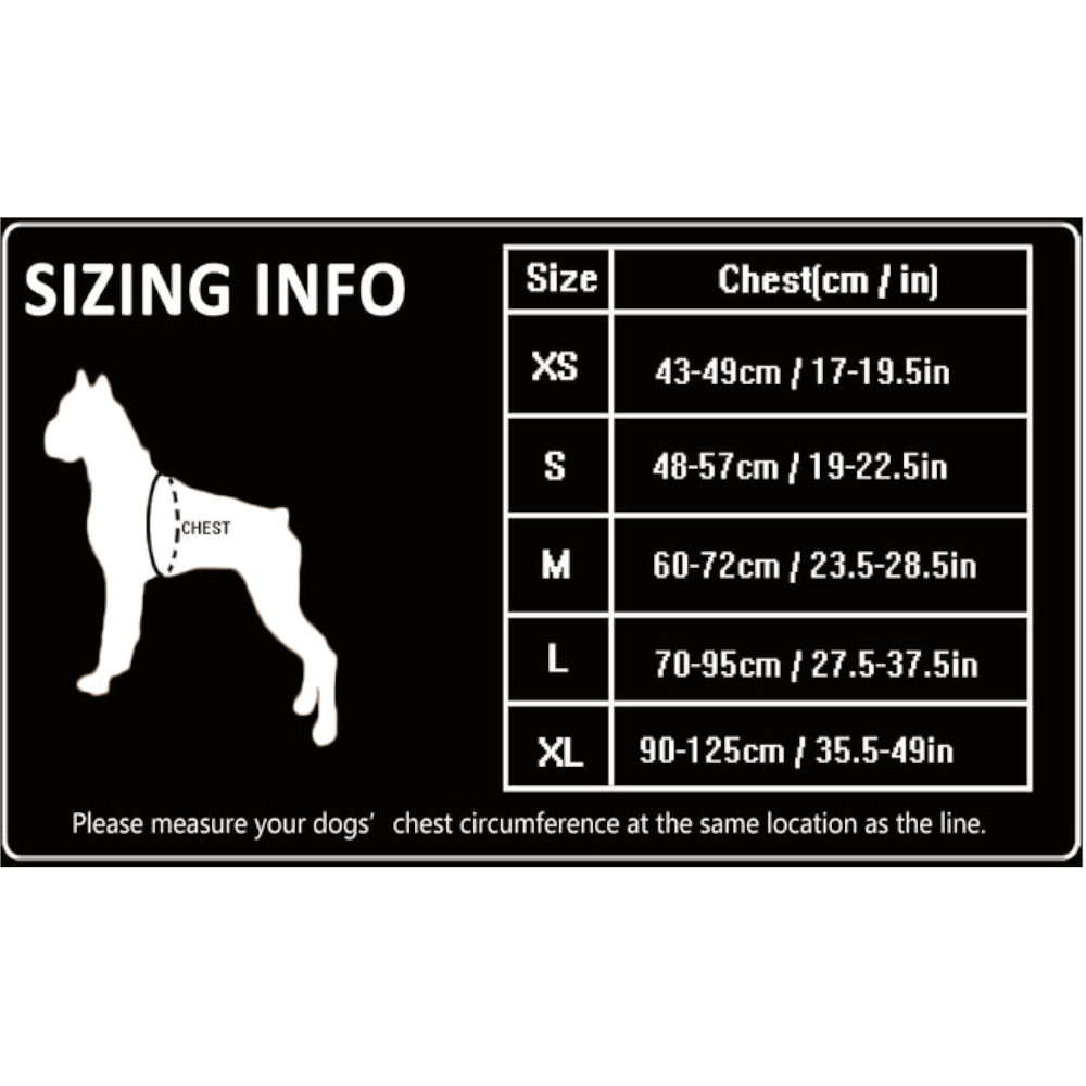 True Love Heavy Duty Sports Dog Harness Orange Xl