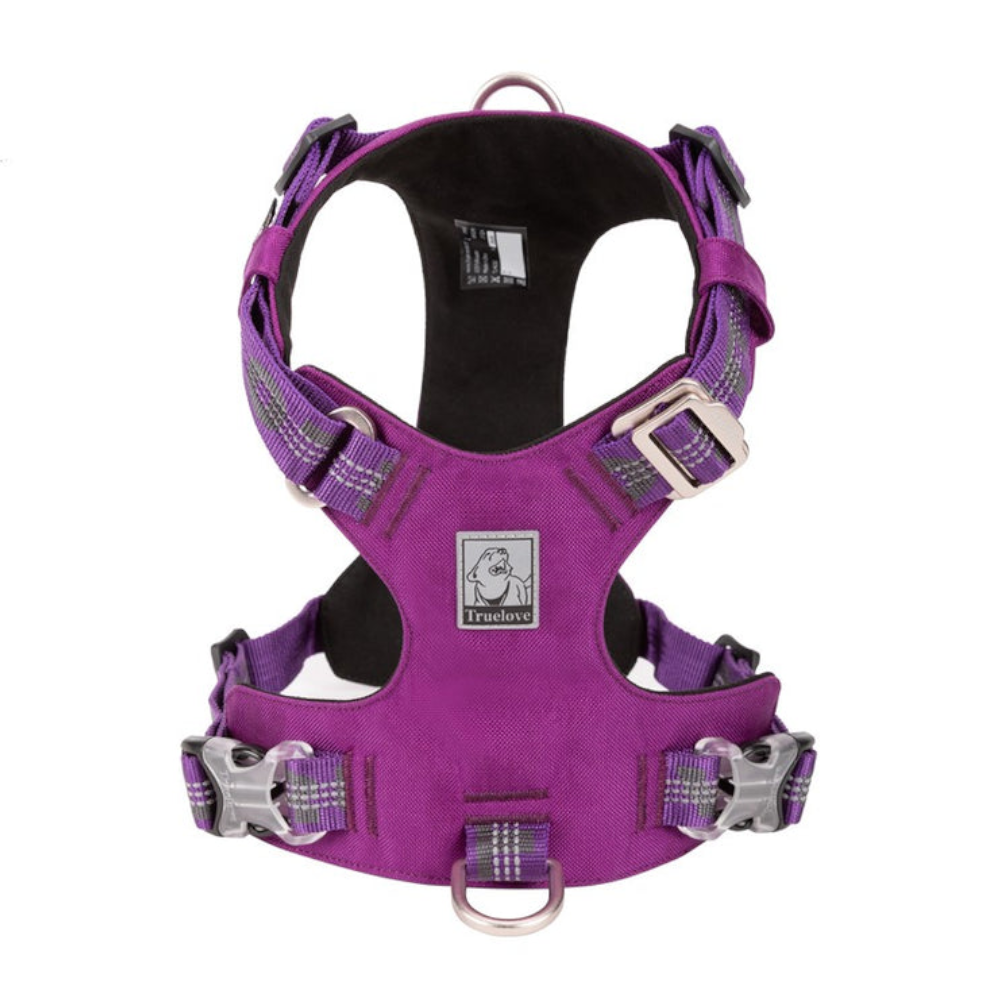 True Love Lightweight Reflective Harness Purple