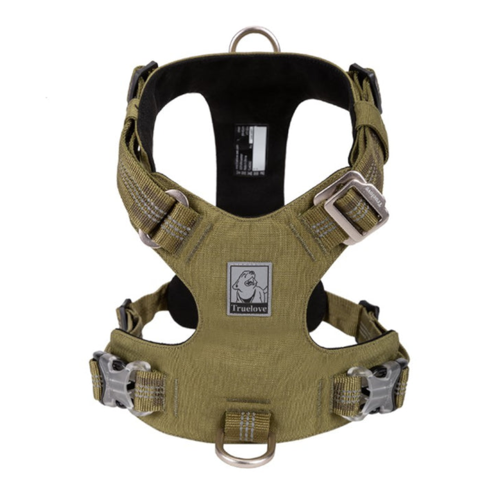 True Love Lightweight Reflective Harness Army Green S
