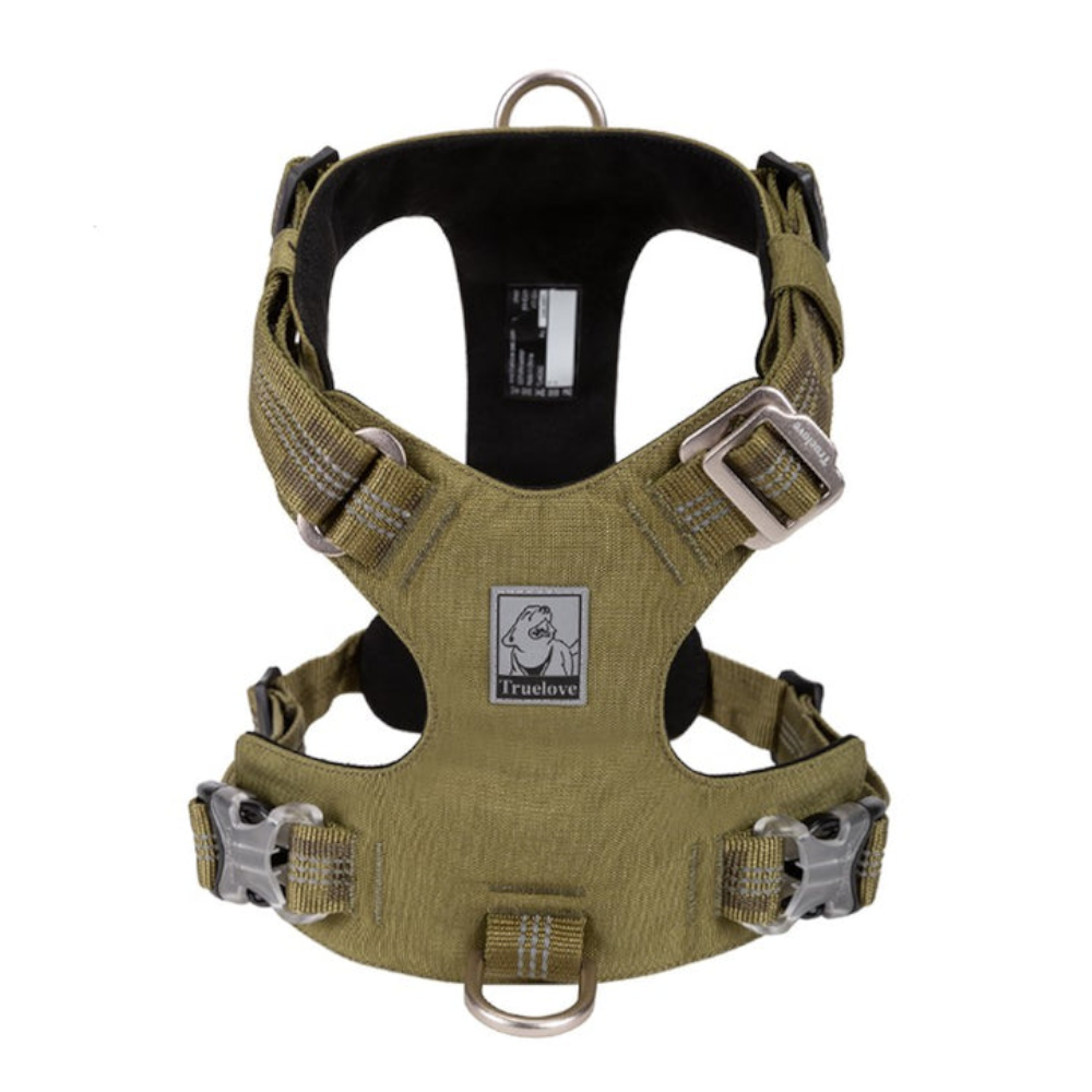 True Love Lightweight Reflective Harness Army Green