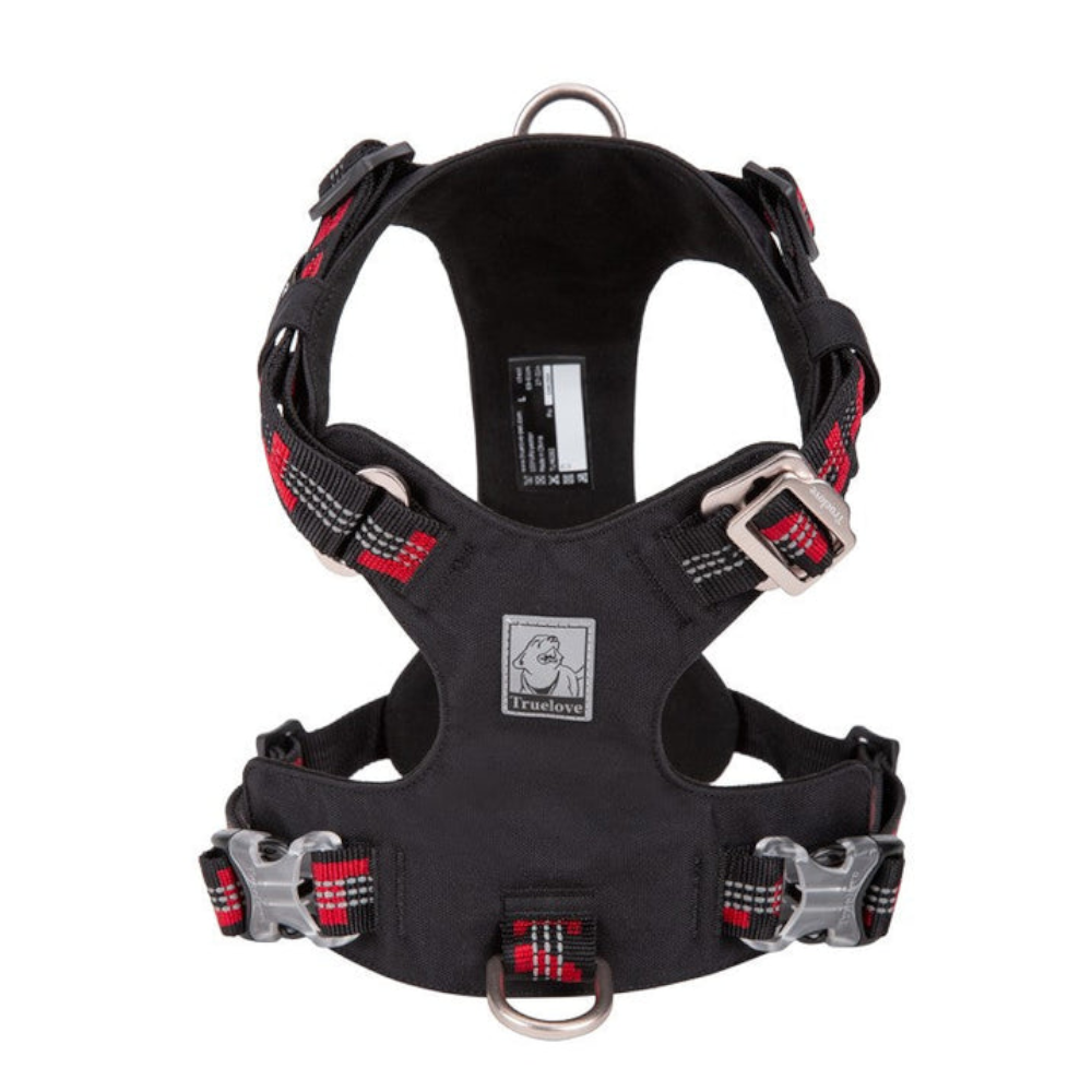 True Love Lightweight Reflective Harness Black Xl