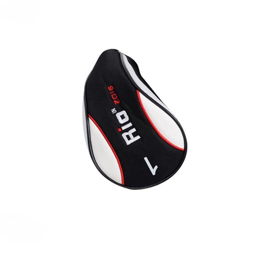 Black Red Wood Golf Head Cover Pusher Set Rod