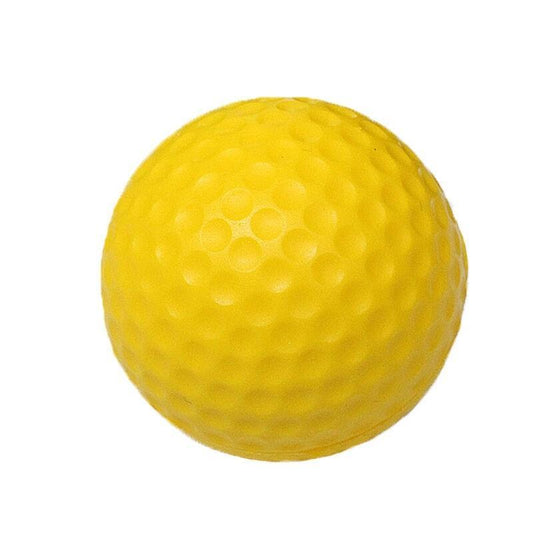 Set Of Ten Indoor Golf Balls Made From Synthetic Rubber For Training Use