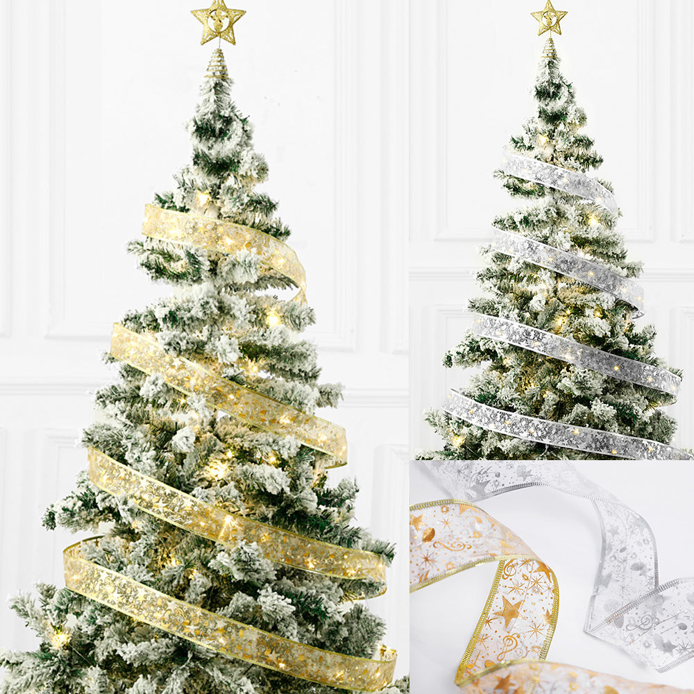 Product Information: Fairy Lights String Christmas Ribbon Bow Tie