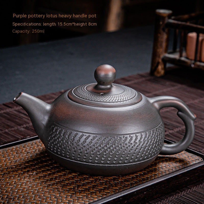 Purple Clay Pot Ceramic Household Creative Kung Fu Tea Set Product Information