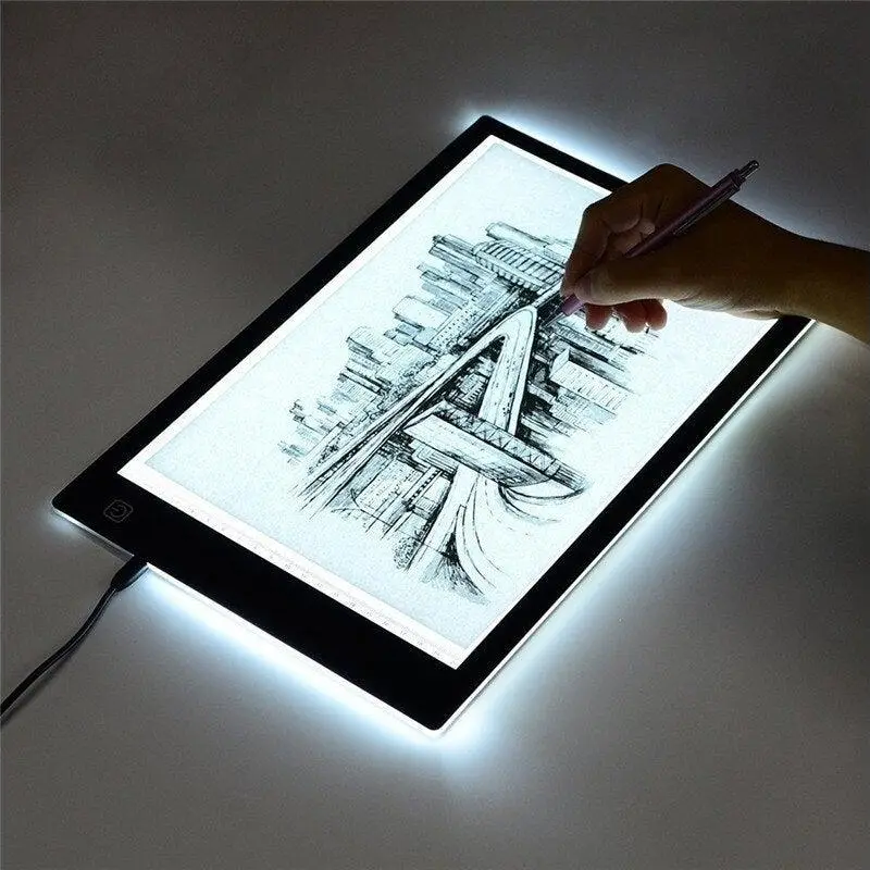 A4 Led Light Box Tracer Usb Power Cable Dimmable Tracing Drawing Pad