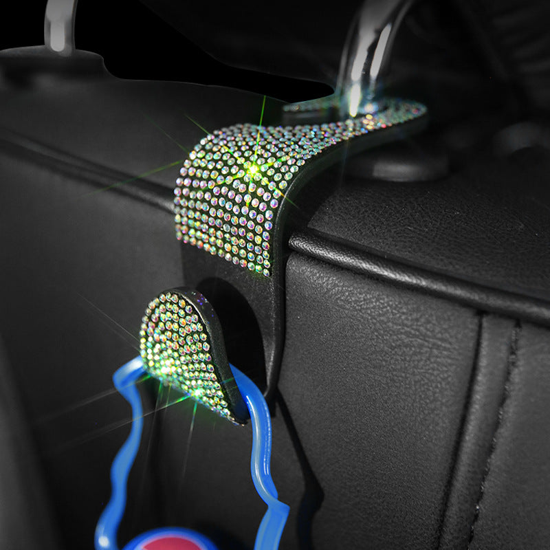 2Pcs Car Seat Headrest Hook Vehicle Storage Accessories