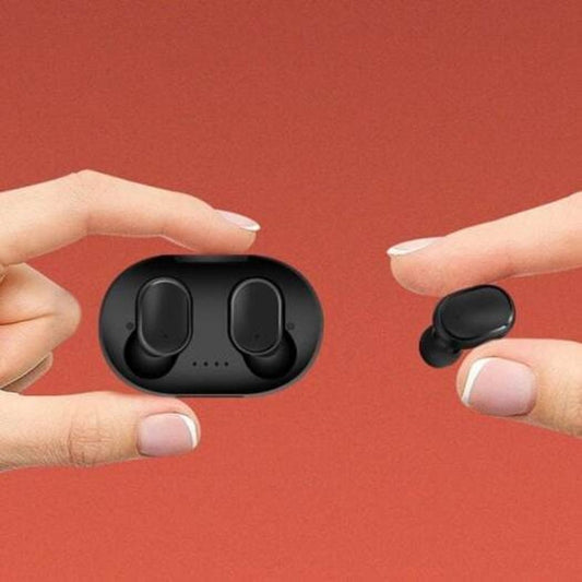 A6s Wireless Sports Stereo In Ear Bluetooth Earbud Black