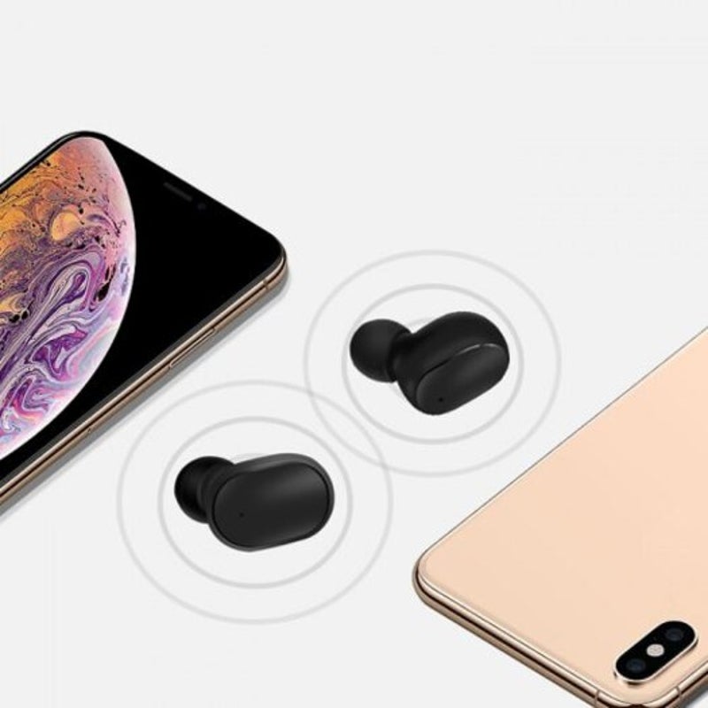 A6s Wireless Sports Stereo In Ear Bluetooth Earbud Black