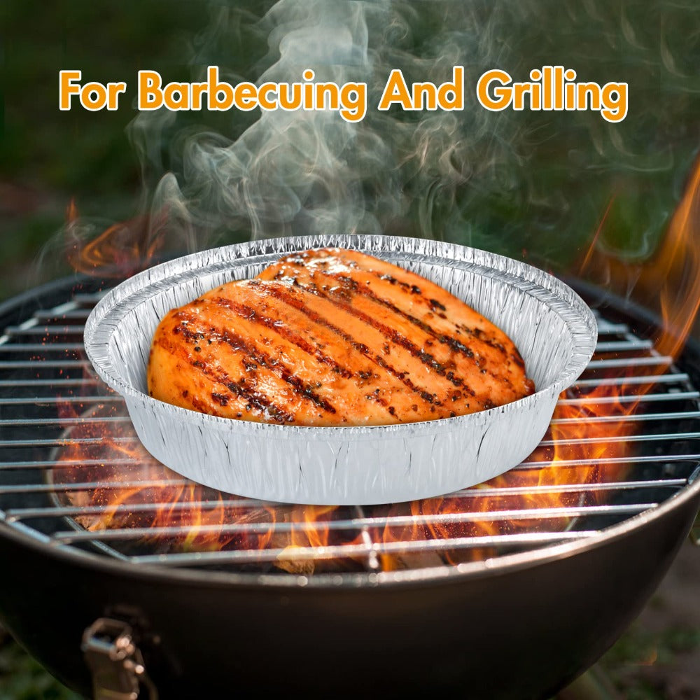 Non-Stick Aluminum Foil Liners Air Fryer Disposable Oil-Proof Steaming Basket Drip Pan Tray