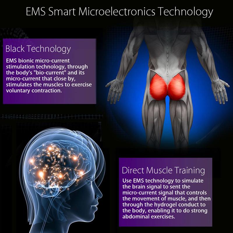 Ems Hip Trainer Abs Stimulator Buttocks Training Fitness Equipment For Gym