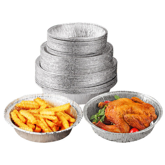 Non-Stick Aluminum Foil Liners Air Fryer Disposable Oil-Proof Steaming Basket Drip Pan Tray