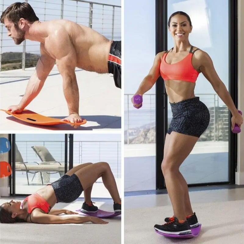 Abs Twisting Fitness Balance Board Simple Core Workout Yoga Gym Training Prancha Abdominal Exercise