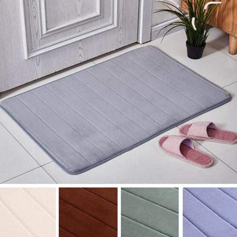 Bath Mats Absorbent Soft Memory Foam Bathroom Bedroom Floor Shower Rug