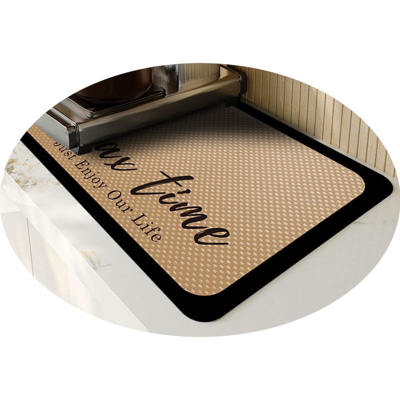Absorbent Rubber Dish Drying Drain Mat Kitchen Accessories