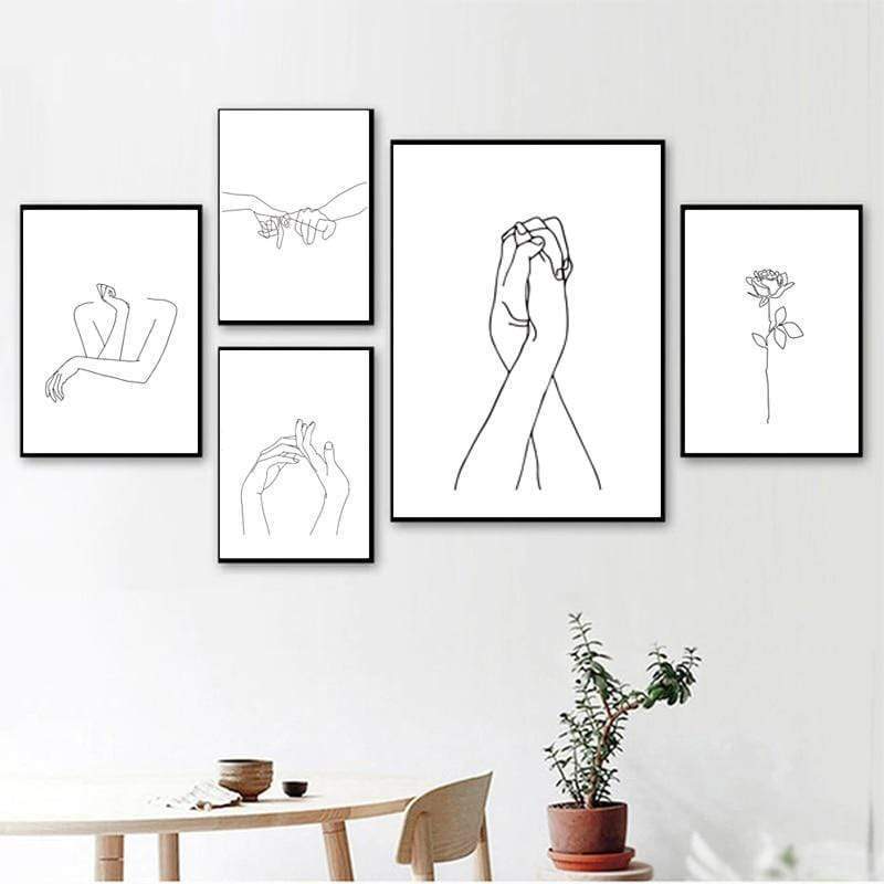 Tender Touch Canvas Prints Wall Art Decor