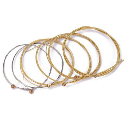 Acoustic Guitar String Silver Pure Strigning 6Pcs Multi