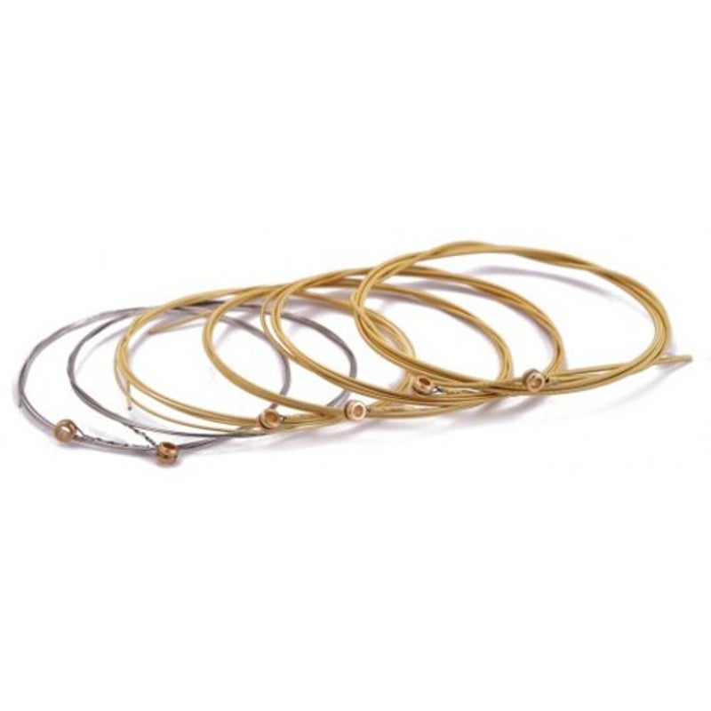 Acoustic Guitar String Silver Pure Strigning 6Pcs Multi