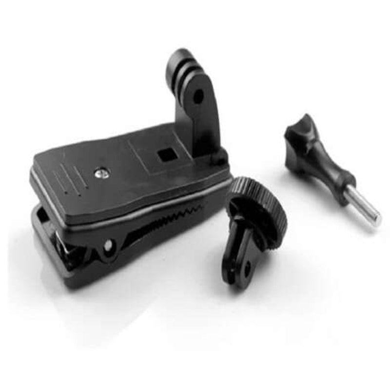 Action Camera Accessories Bag Clip Backpack Mount Kit For Gopro Hero 6 / 5S 4 3 2 1 Black