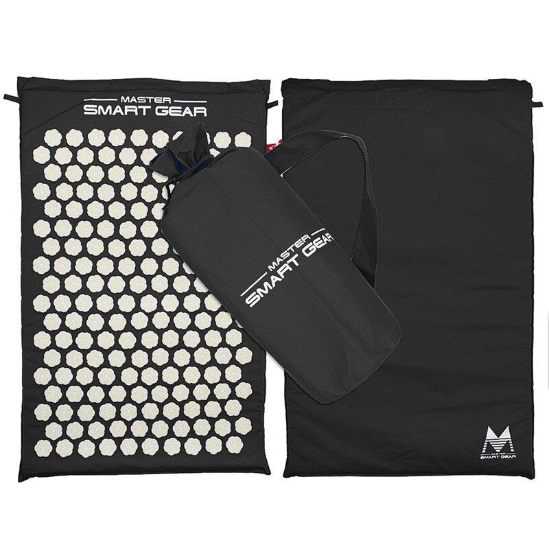 Acupressure Massage Pillow Set Yoga Mat For Relieves Stress Back Neck Sciatic Pain