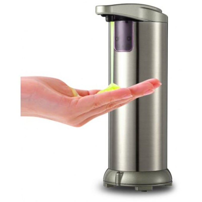 Ad 02C 280Ml Shower Stainless Steel Sensor Touch Free Soap Shampoo Dispenser Champagne