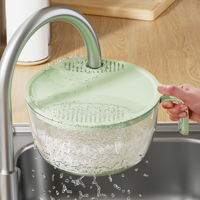 Multifunctional Drainage Basin For Domestic Kitchen Rice Fruit Washing Basket