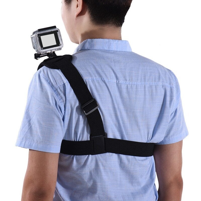 Action Camera Single Shoulder Chest Strap Mount For Gopro Hero 7 6 5 4 Yi
