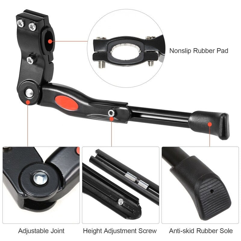 Aluminum Bicycle Kickstand Bike Parking Stand Bracket